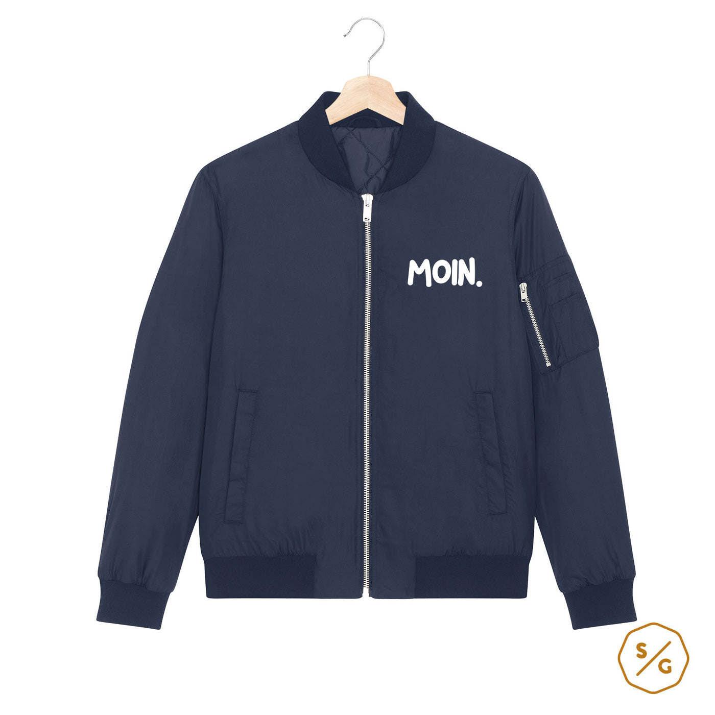 EMBROIDERED BOMBER JACKET • MOIN.