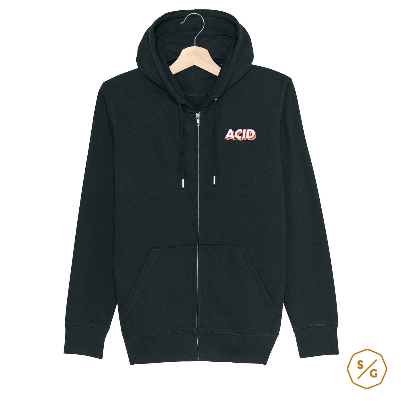 BESTICKTER ZIPPER HOODIE • ACID