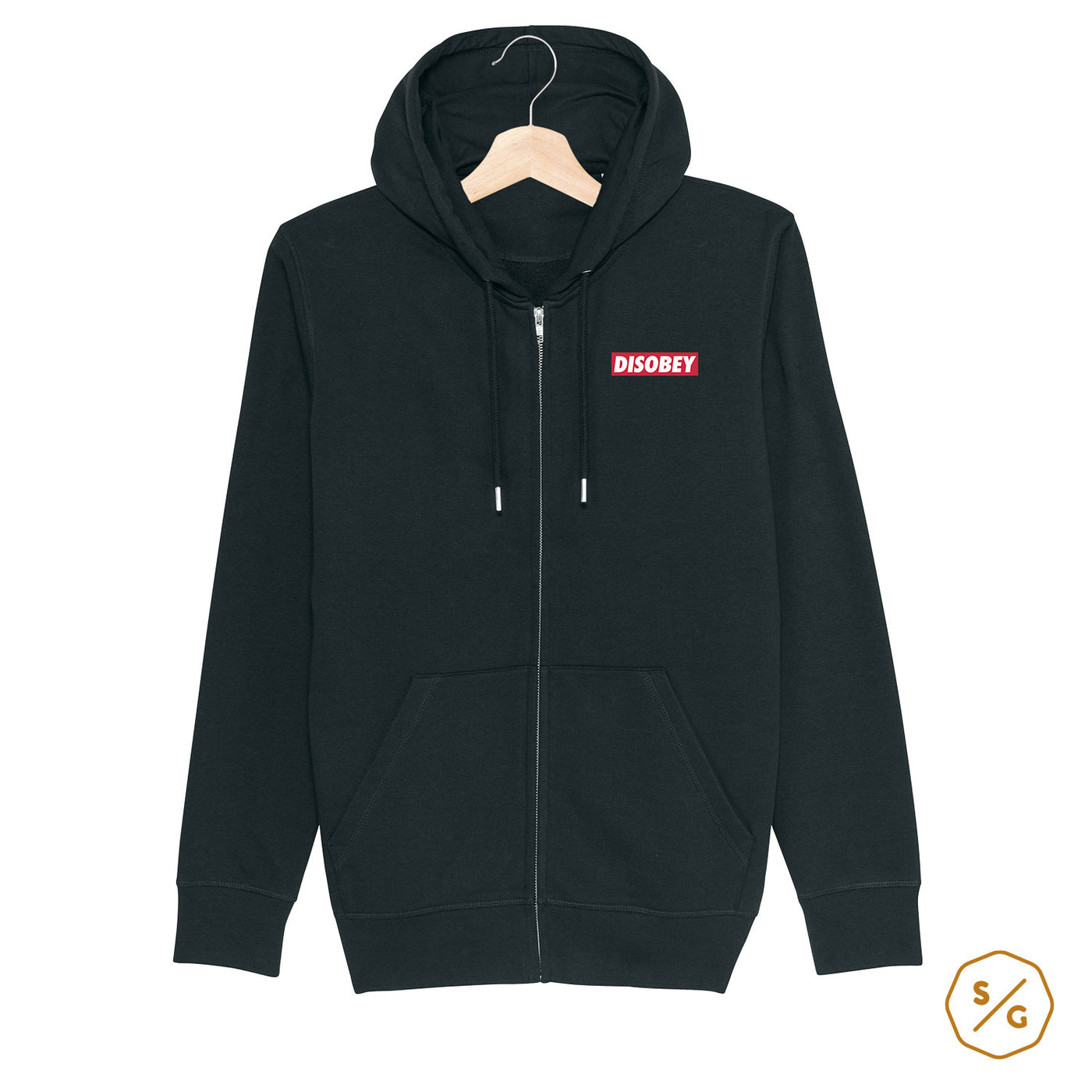 BESTICKTER ZIPPER HOODIE • DISOBEY