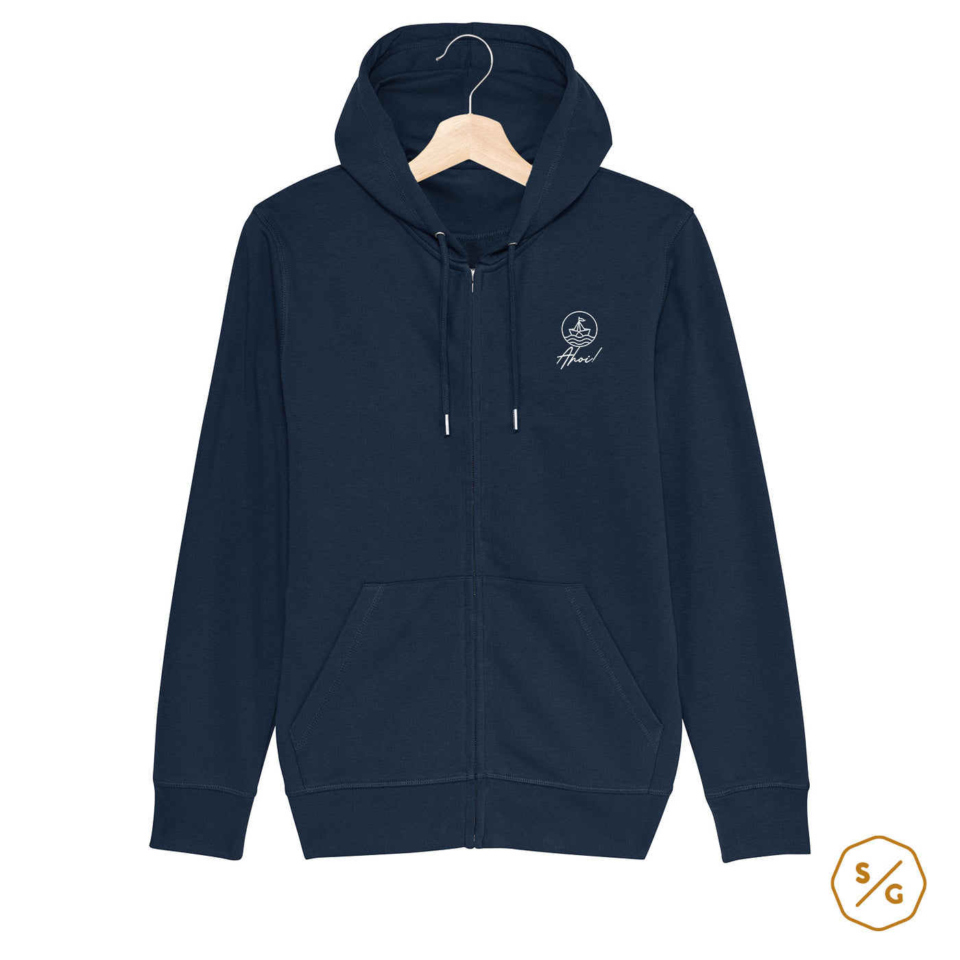 BESTICKTER ZIPPER HOODIE • AHOI!