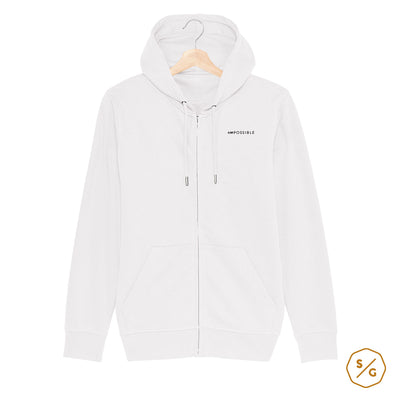 BESTICKTER ZIPPER HOODIE • IMPOSSIBLE / POSSIBLE