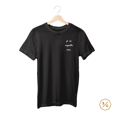 BESTICKTES SHIRT • JE NE REGRETTE RIEN