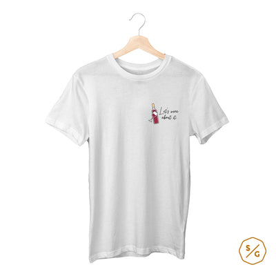 BESTICKTES SHIRT • LET'S WINE ABOUT IT