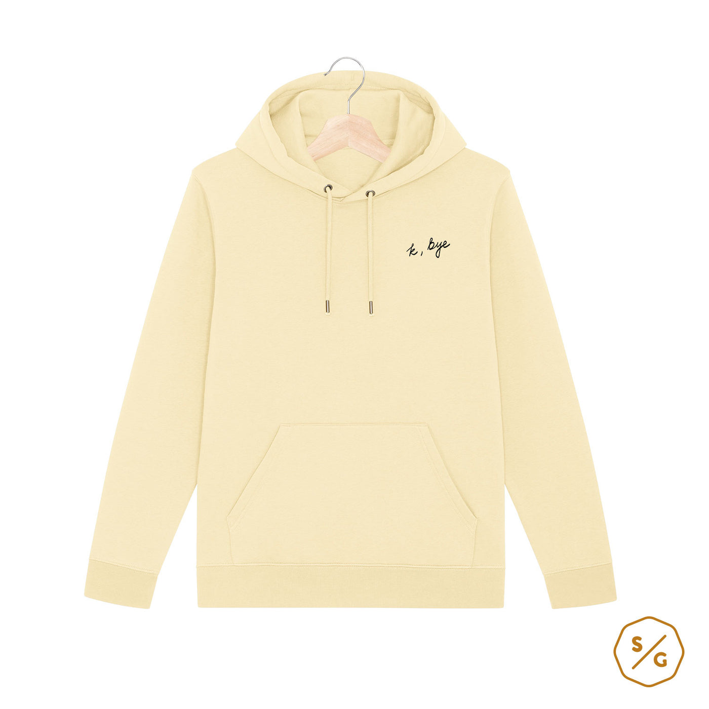 BESTICKTER HOODIE • K, BYE