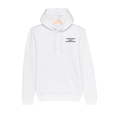 BESTICKTER HOODIE • NUR ÄKTSCHEN BRING SÄTISFÄKTSCHEN