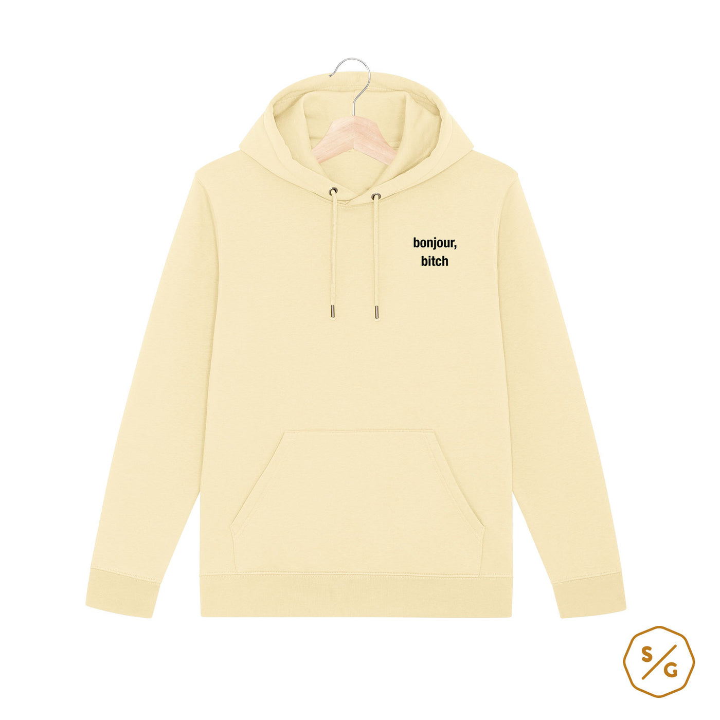 BESTICKTER HOODIE • BONJOUR, BITCH