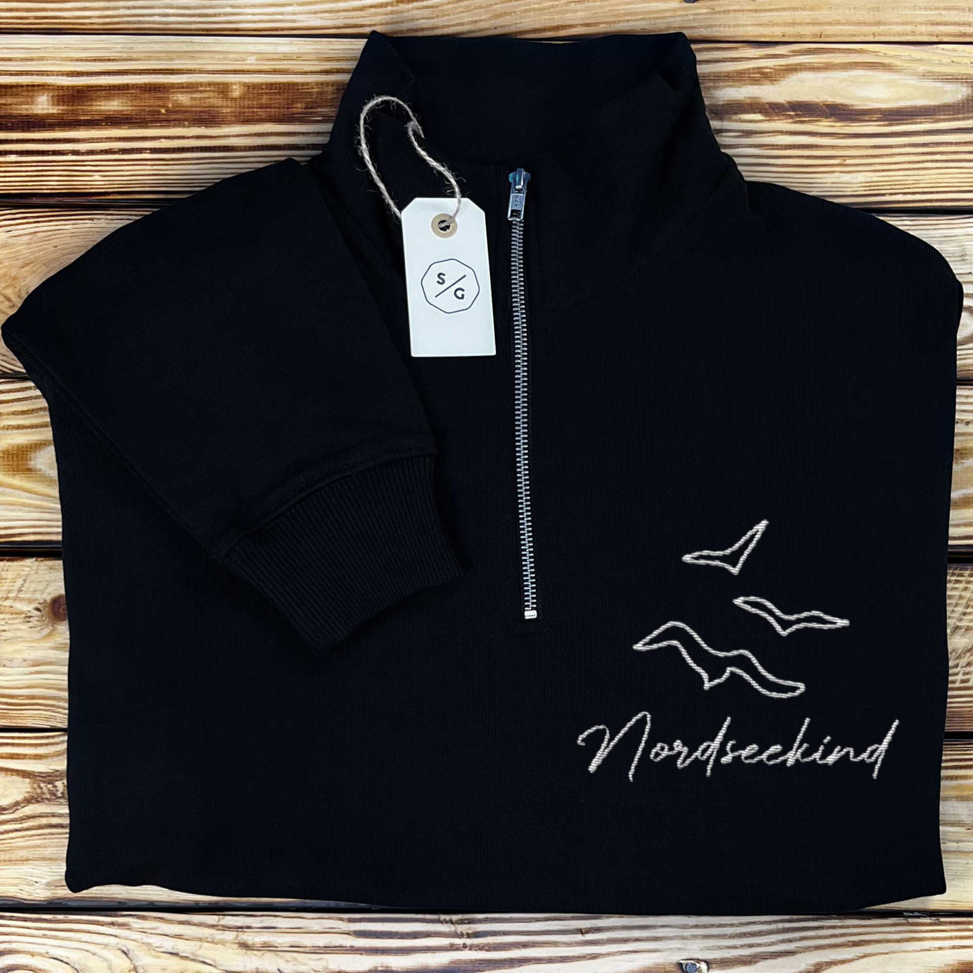 BESTICKTER HALF-ZIP SWEATER • NORDSEEKIND