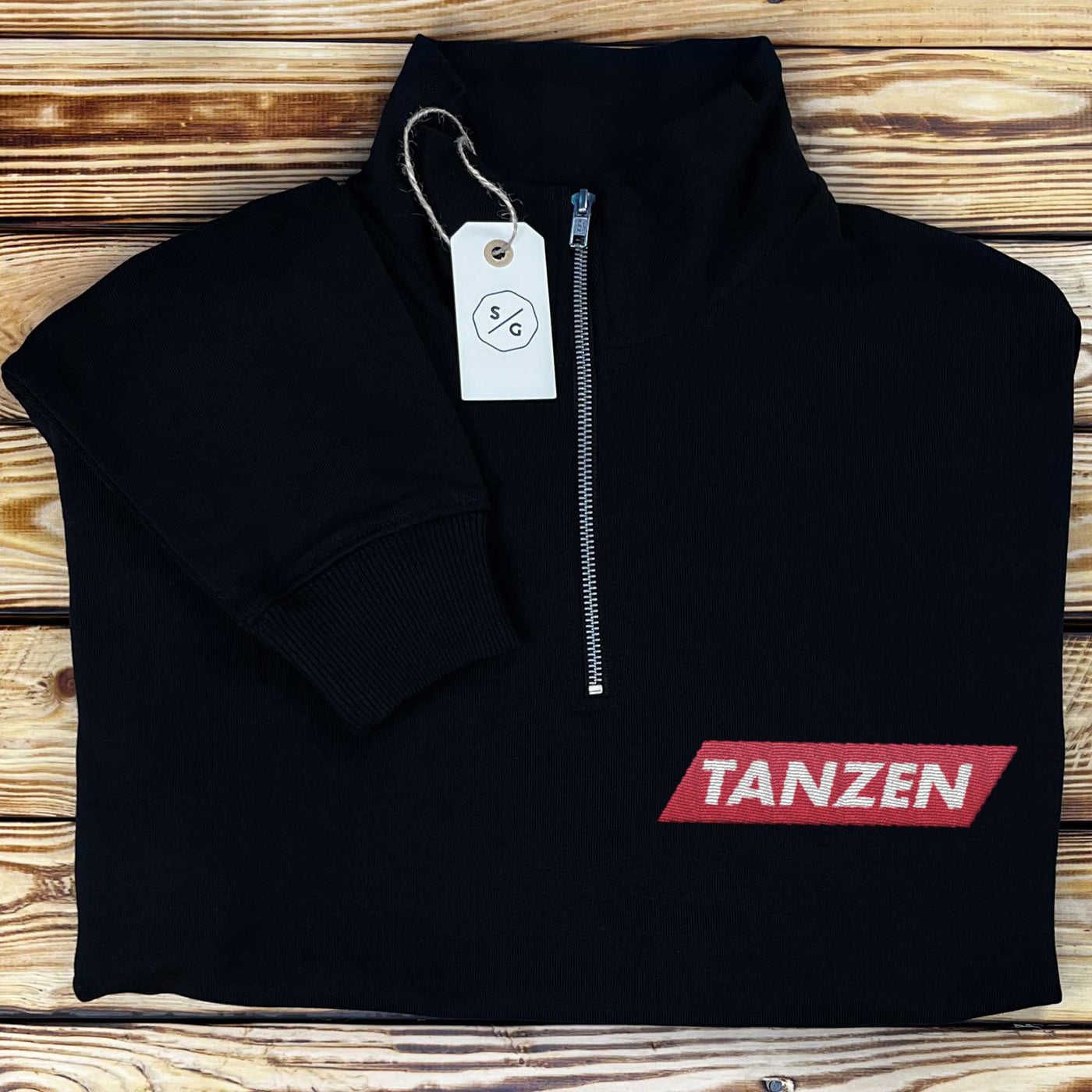 BESTICKTER HALF-ZIP SWEATER • TANZEN