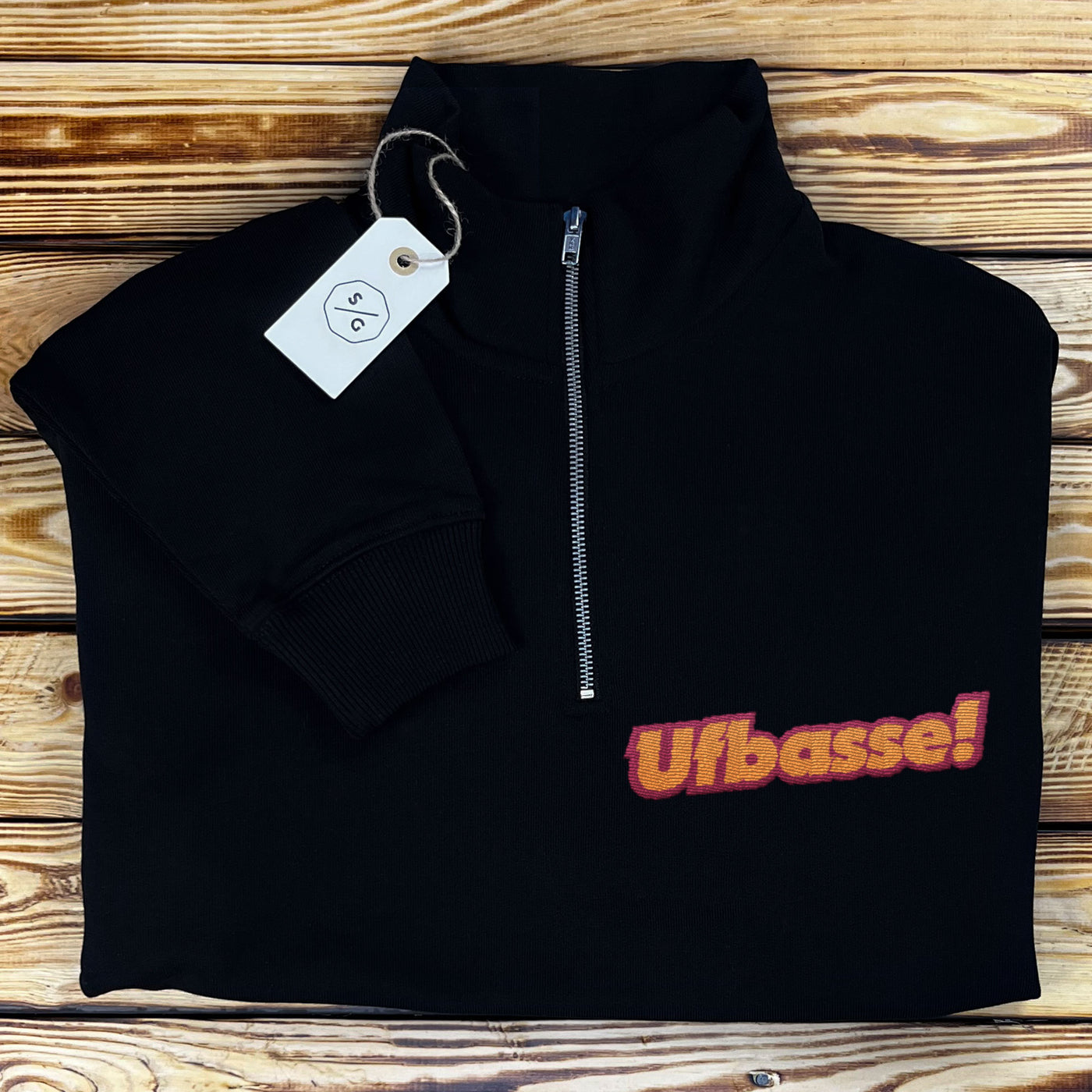 BESTICKTER HALF-ZIP SWEATER • UFBASSE