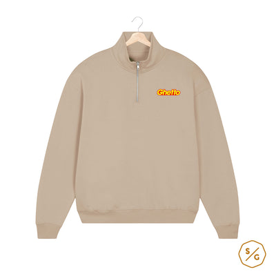 BESTICKTER HALF-ZIP SWEATER • GHETTO