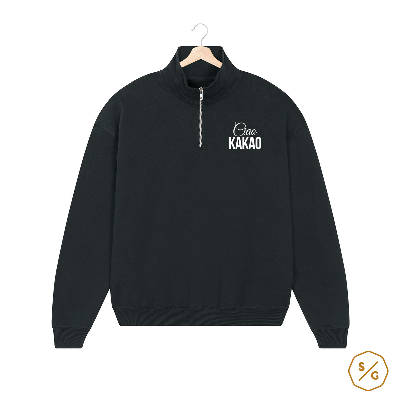 BESTICKTER HALF-ZIP SWEATER • CIAO KAKAO