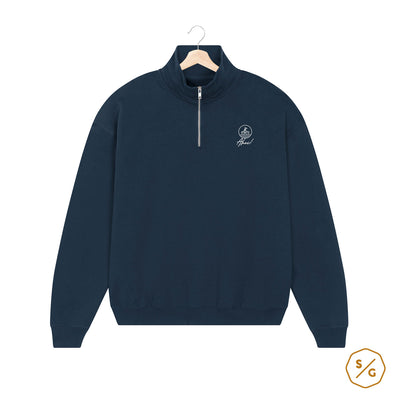 HALF ZIP SWEATER • AHOY!