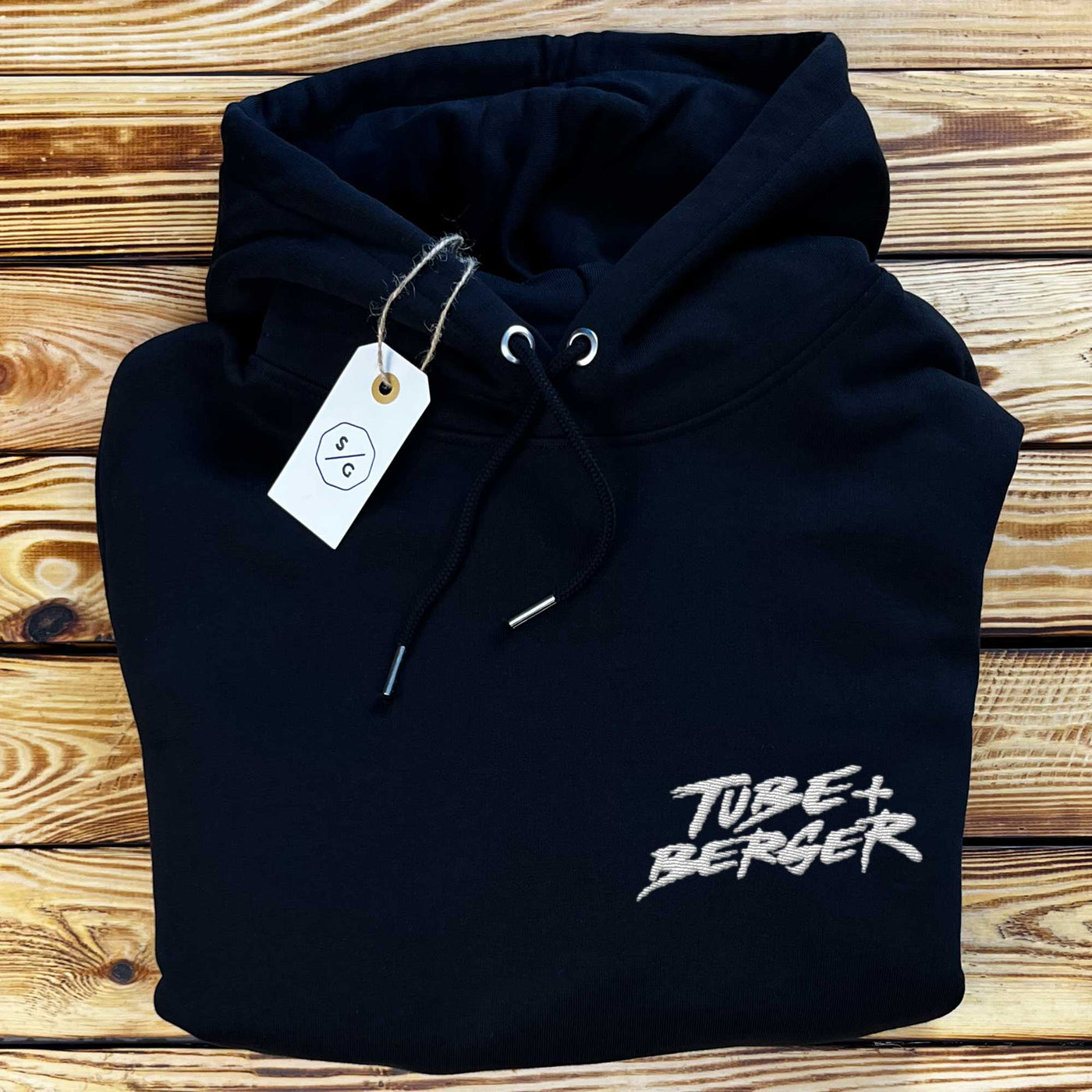 BESTICKTER HOODIE • LOGO TUBE & BERGER