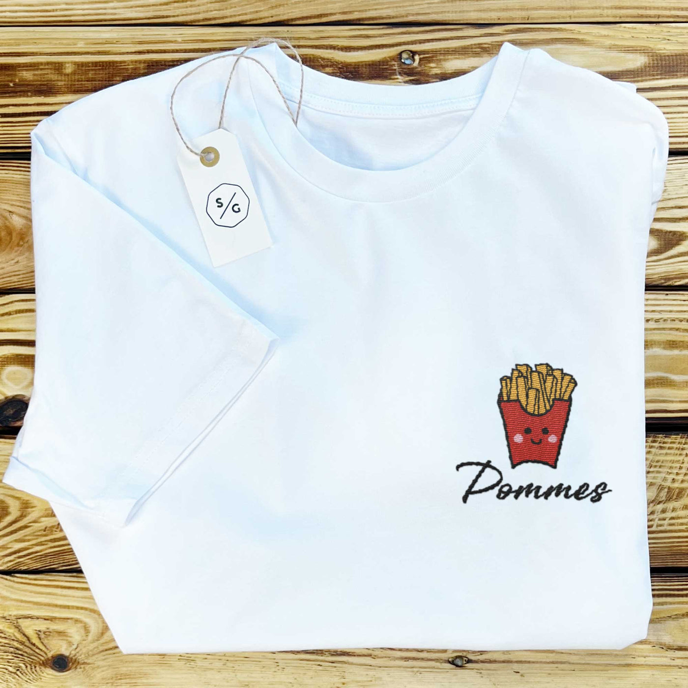 BESTICKTES SHIRT • POMMES