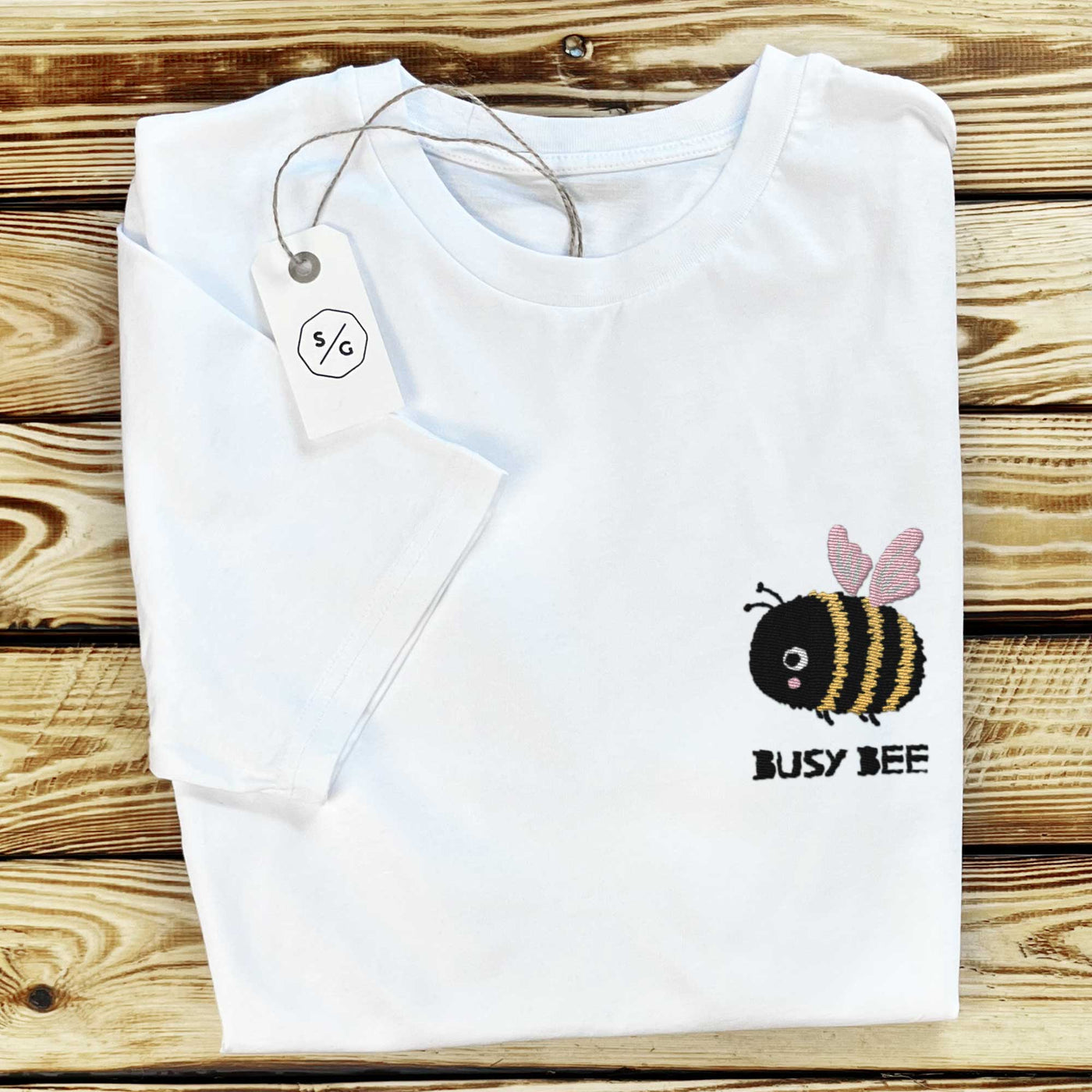 BESTICKTES SHIRT • BUSY BEE