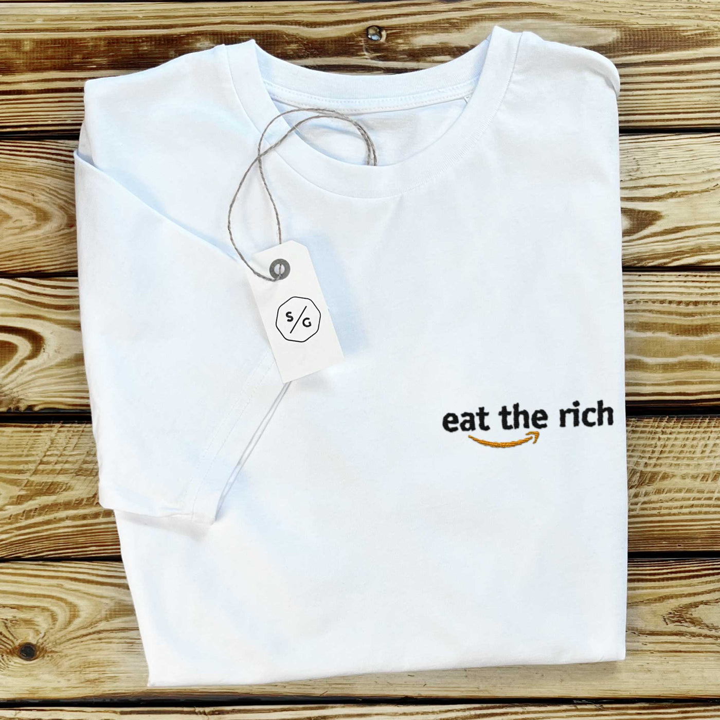 BESTICKTES SHIRT • EAT THE RICH