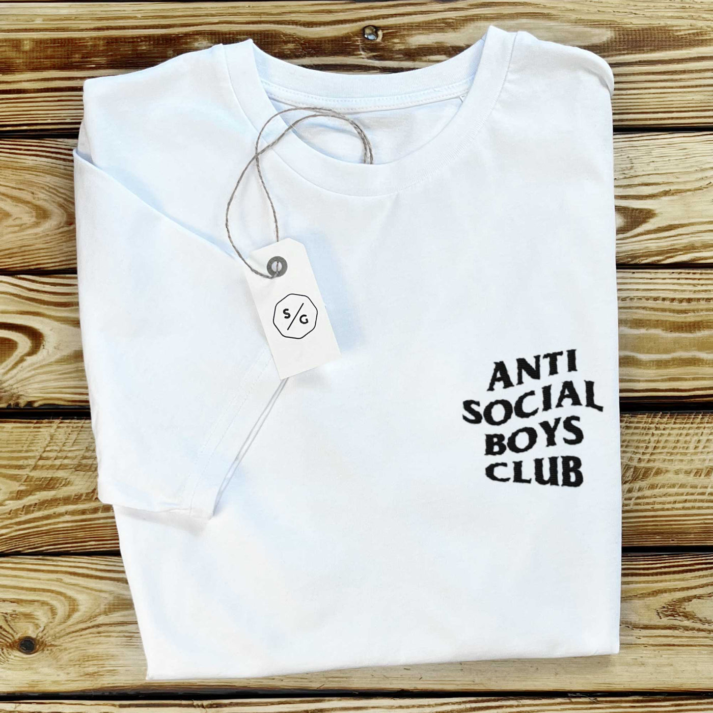 BESTICKTES T-SHIRT KLEID • ANTI SOCIAL BOYS CLUB