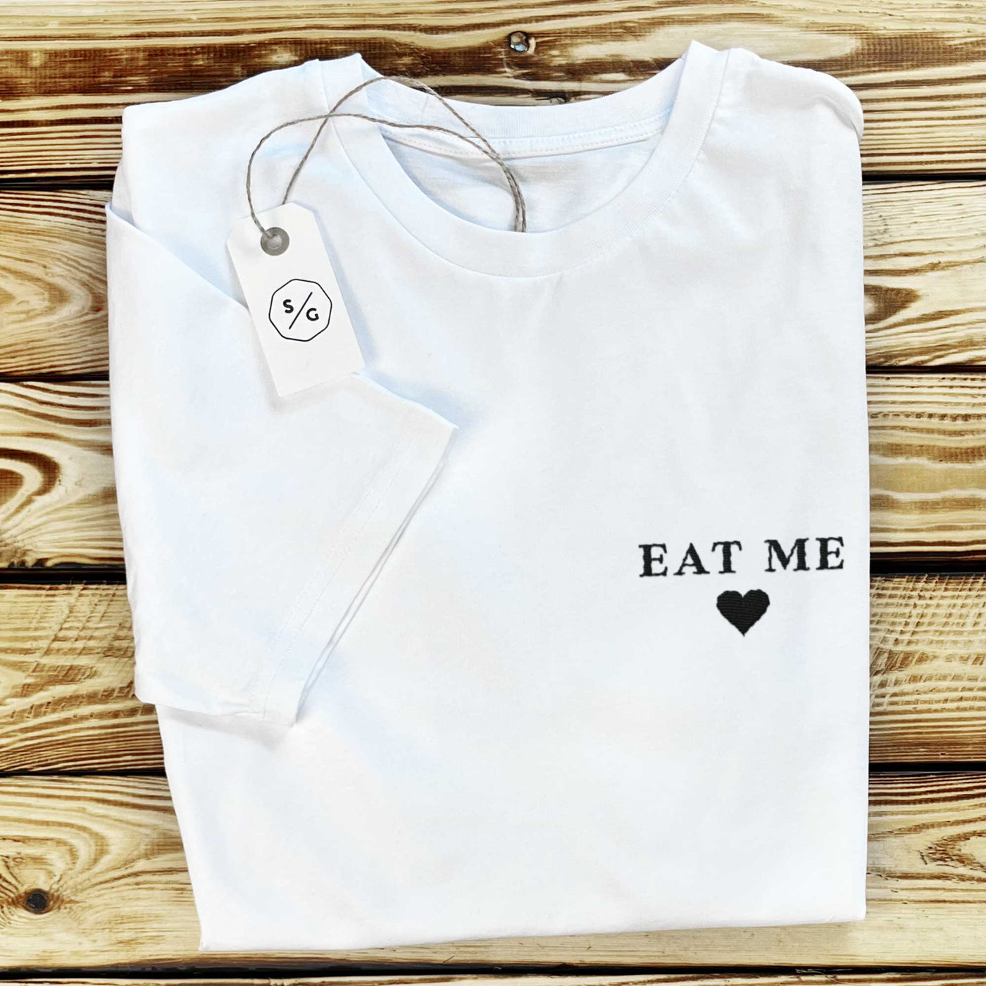 BESTICKTES SHIRT • EAT ME