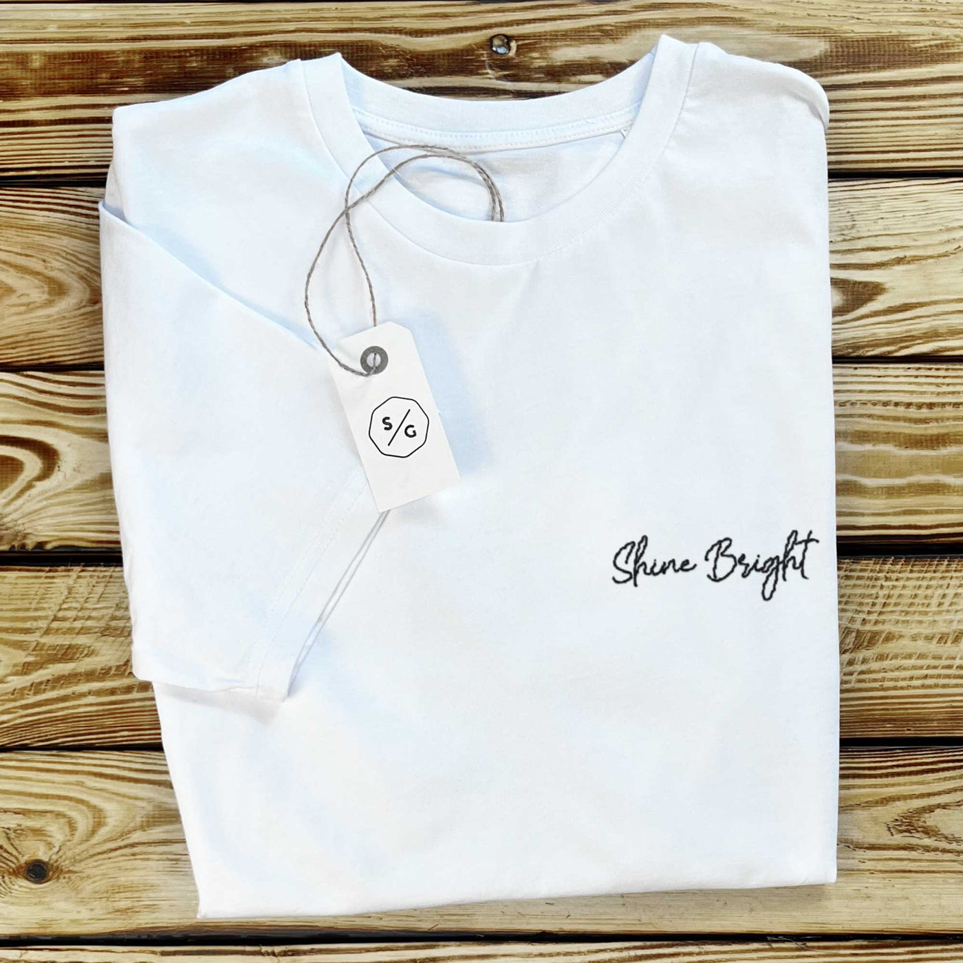 BESTICKTES SHIRT • SHINE BRIGHT