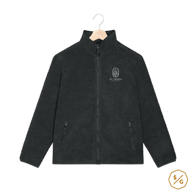 EMBROIDERED SHERPA JACKET • ST. TROPEZ AM BAGGERSEE