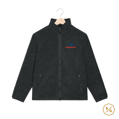 EMBROIDERED SHERPA JACKET • INTERFLUG