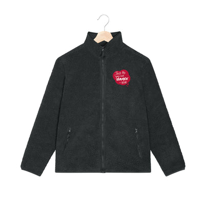 EMBROIDERED SHERPA JACKET • TRUST ME YOU CAN DANCE - WINE