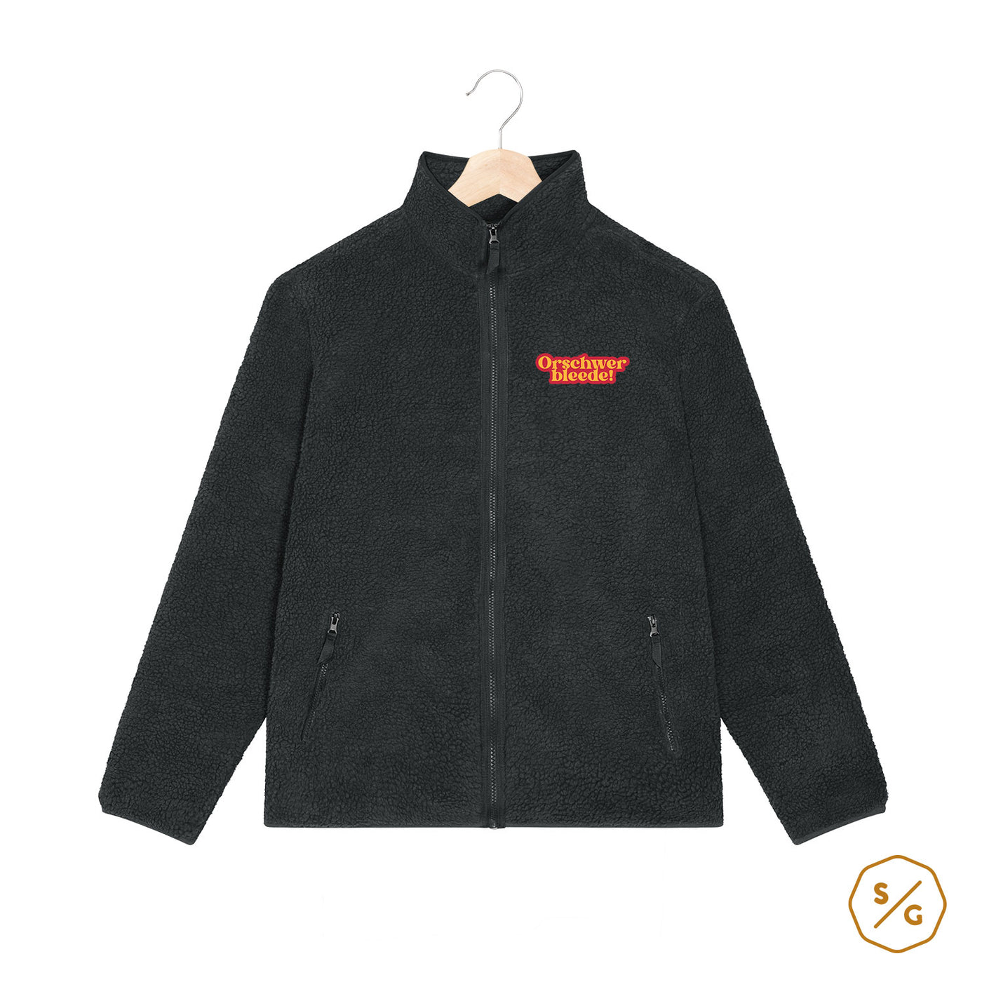 BETICKTER SHERPA JACKE • ORSCHWERBLEEDE!