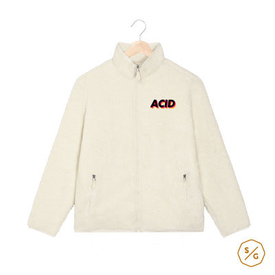 BESTICKTER SHERPA JACKE • ACID