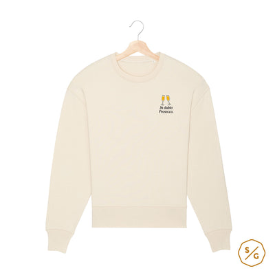 BESTICKTER SWEATER • IN DUBIO PROSECCO