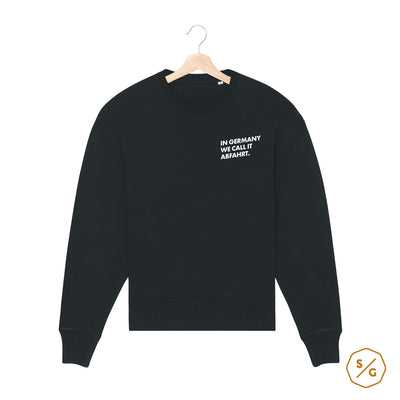 BESTICKTER SWEATER • IN GERMANY WE CALL IT ABFAHRT