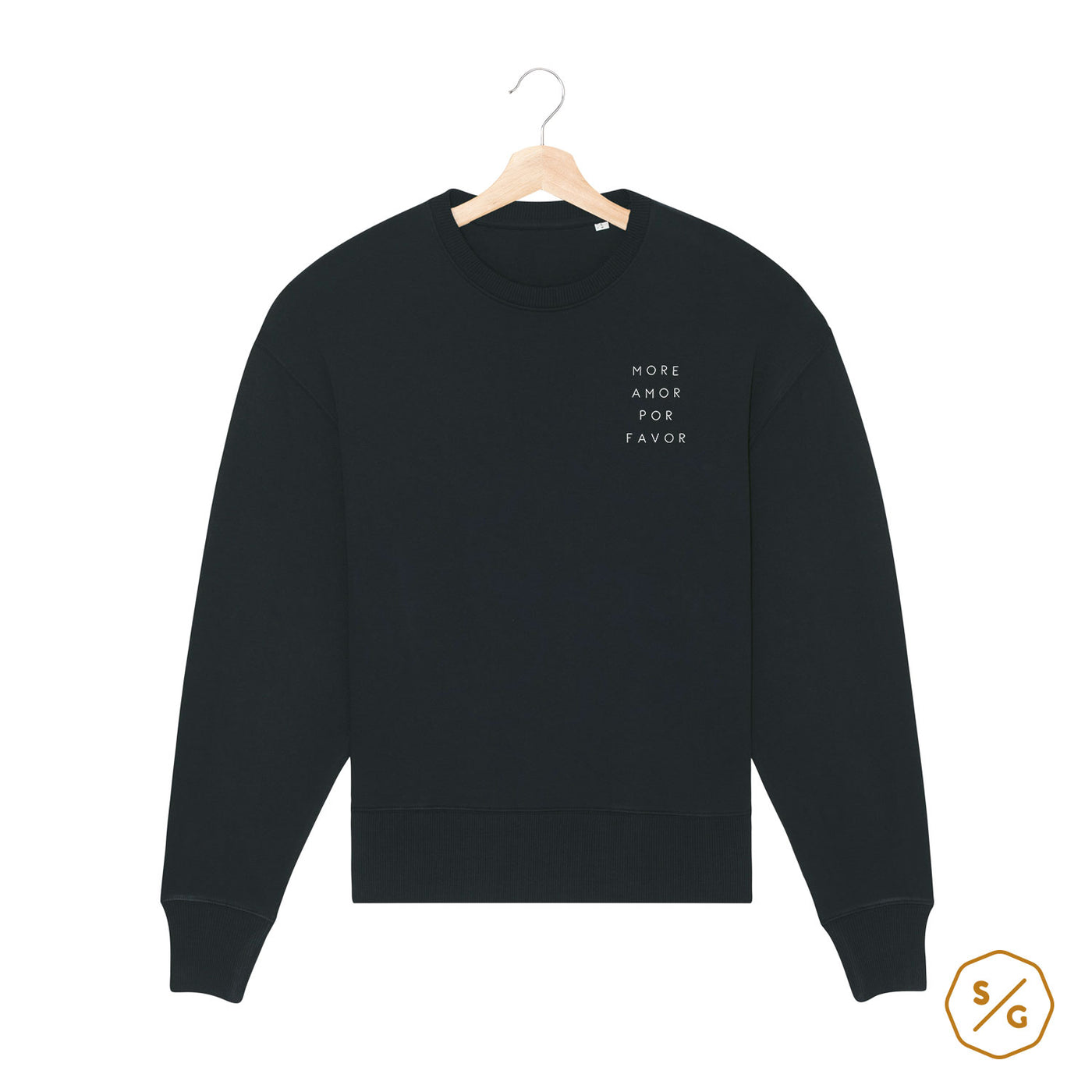 BESTICKTER SWEATER • MORE AMOR POR FAVOR