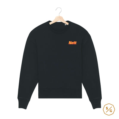 BESTICKTER SWEATER • NETT