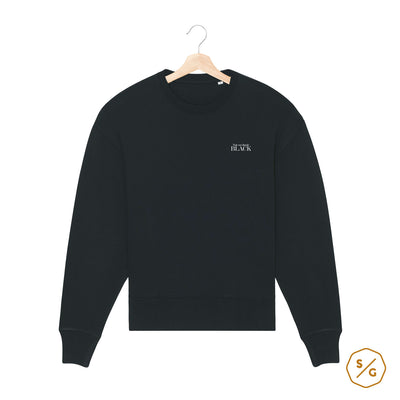 BESTICKTER SWEATER • NOT SO BASIC BLACK