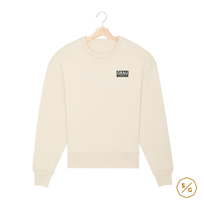 BESTICKTER SWEATER • GRAU BRGNDR