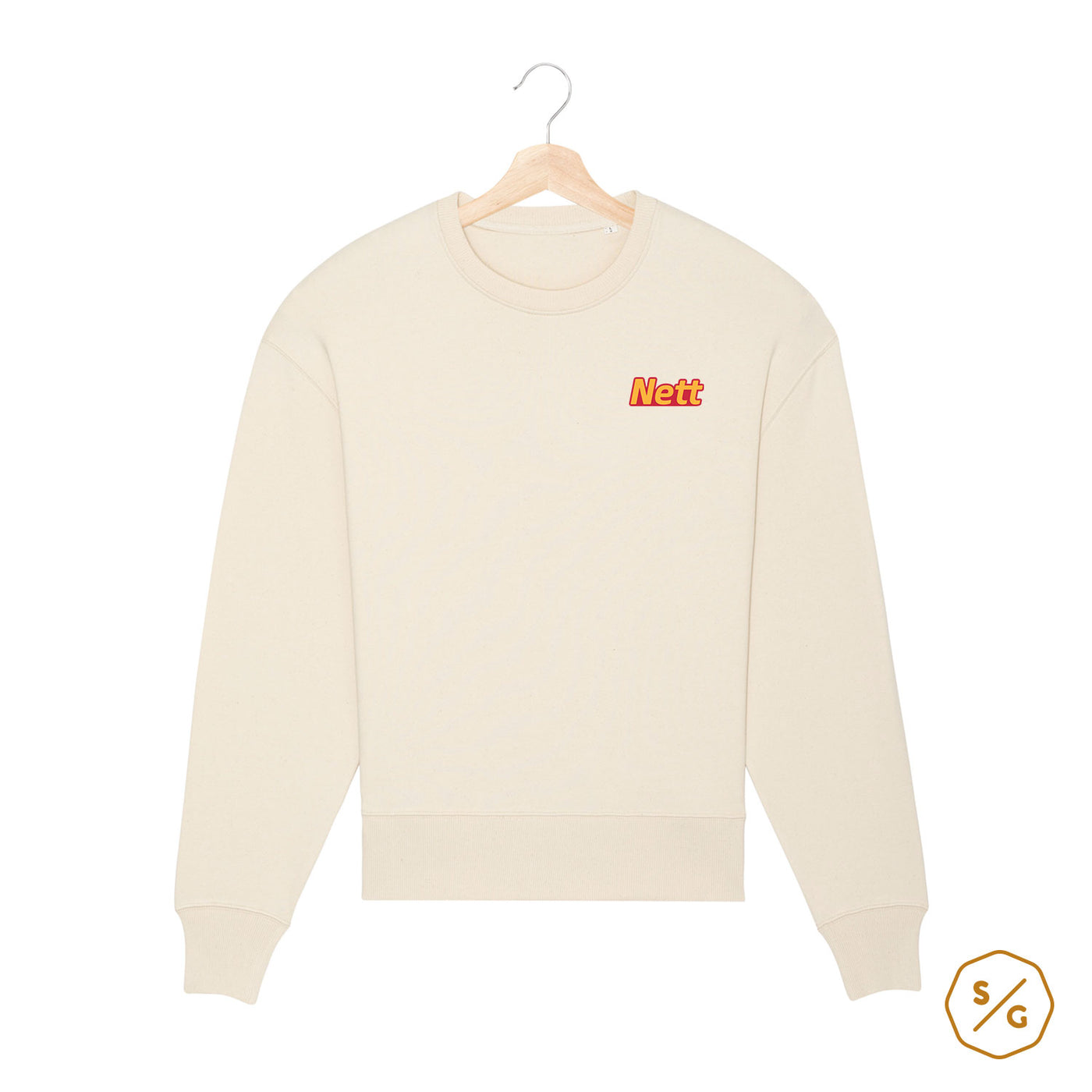 EMBROIDERED SWEATER • NETT 