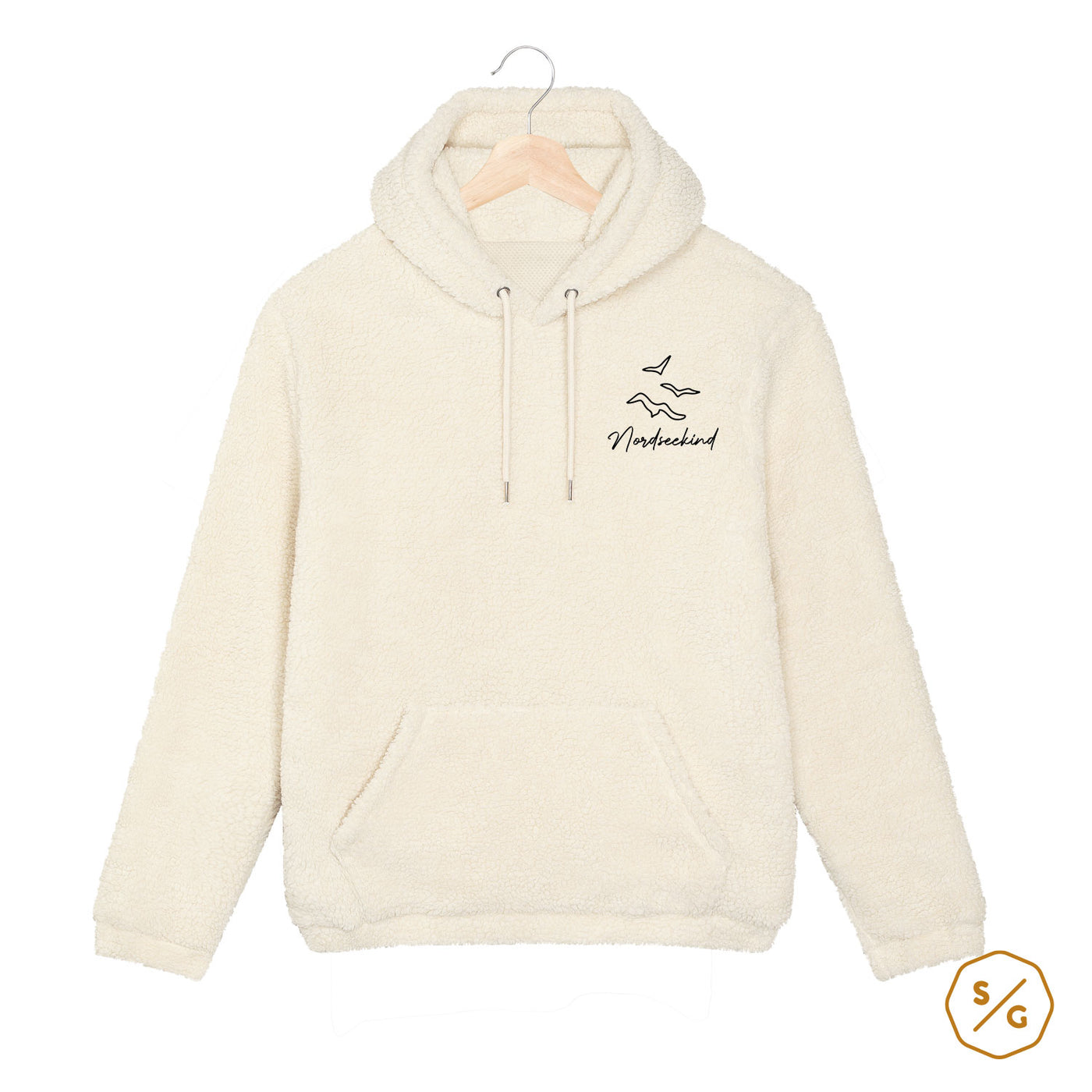 BESTICKTER SHERPA HOODIE • NORDSEEKIND