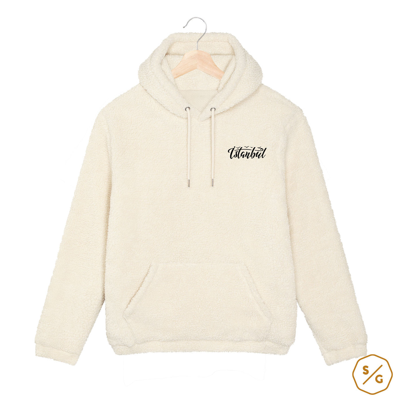 BESTICKTER SHERPA HOODIE • ISTANBUL