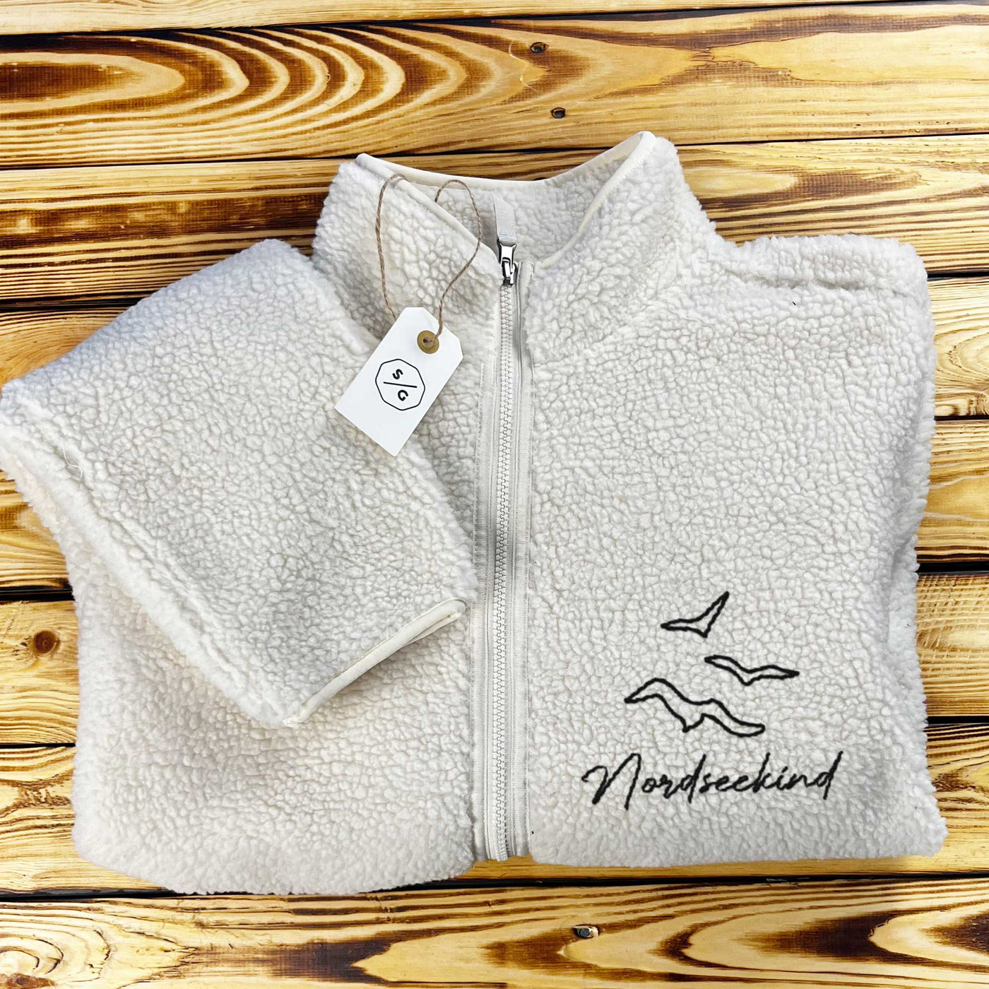 BESTICKTER SHERPA JACKE • NORDSEEKIND