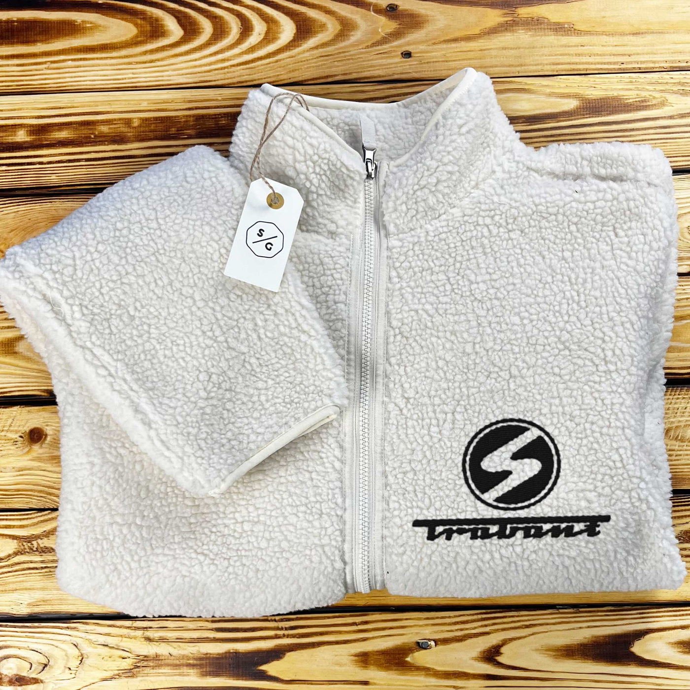 EMBROIDERED SHERPA JACKET • TRABANT