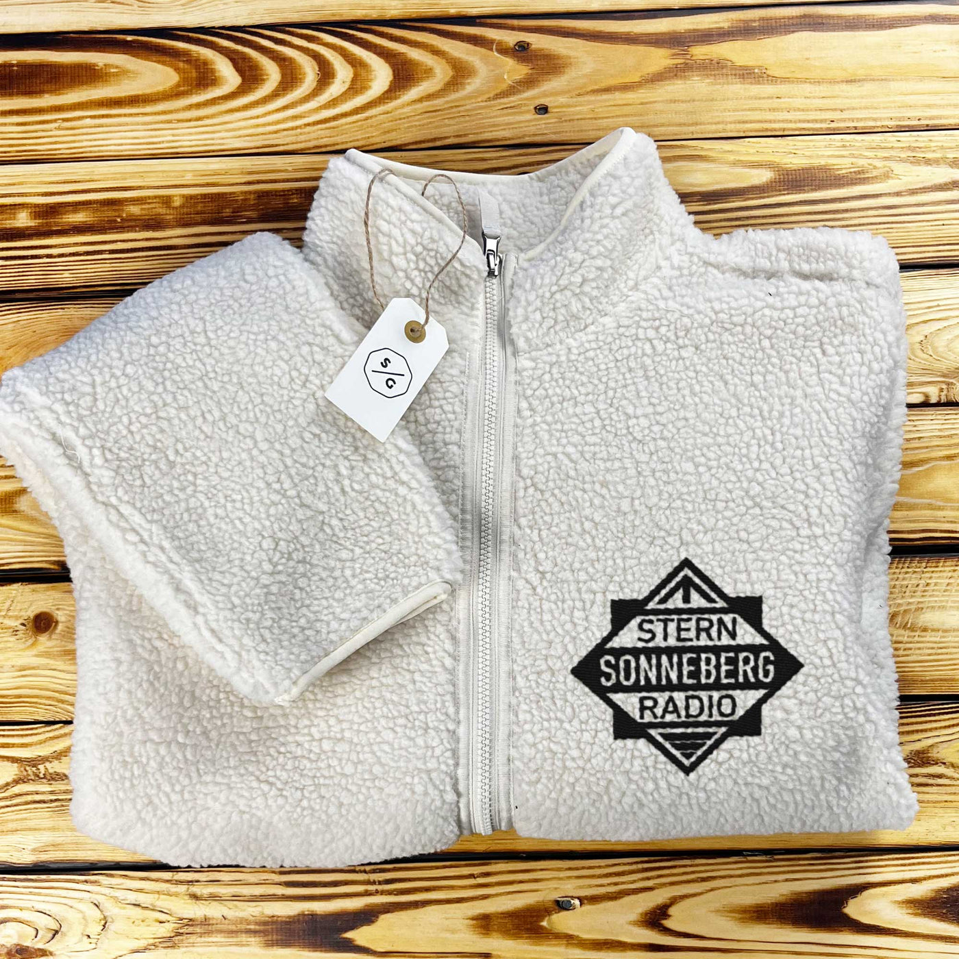 BESTICKTER SHERPA JACKE • STERN RADIO SONNEBERG