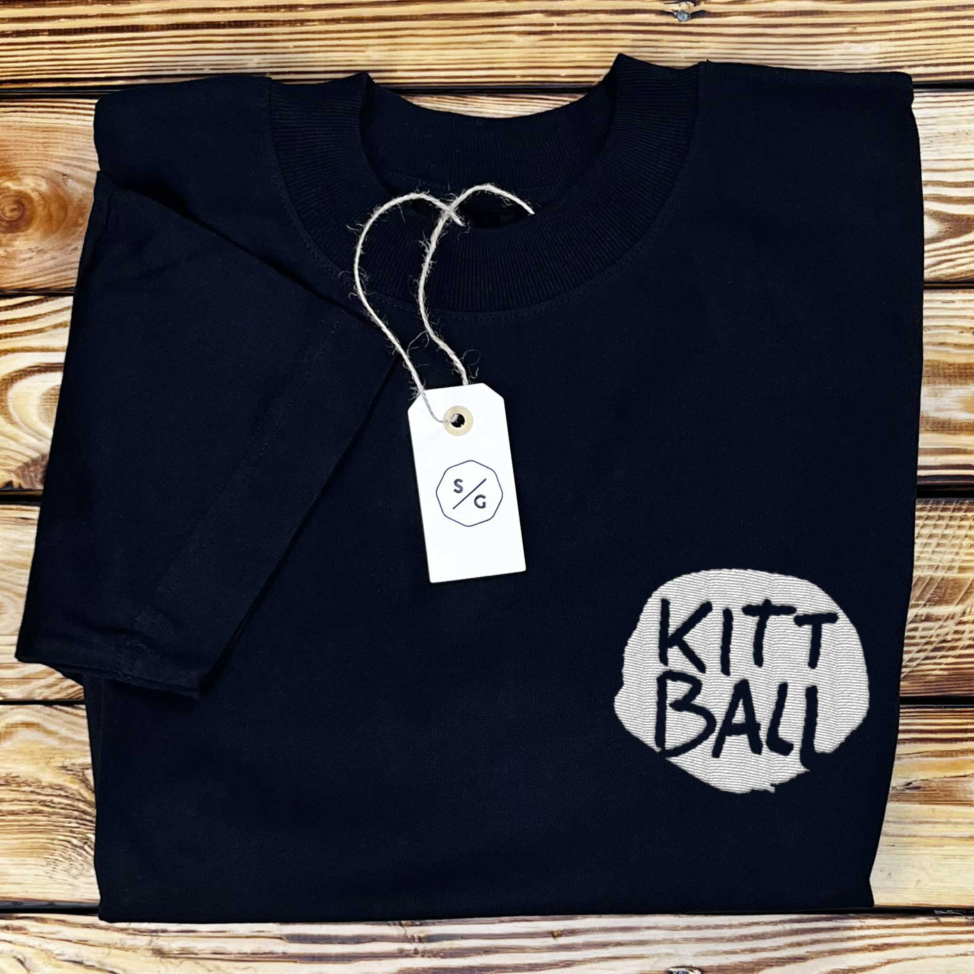 BESTICKTES SHIRT OVERSIZED • LOGO KITTBALL RECORDS