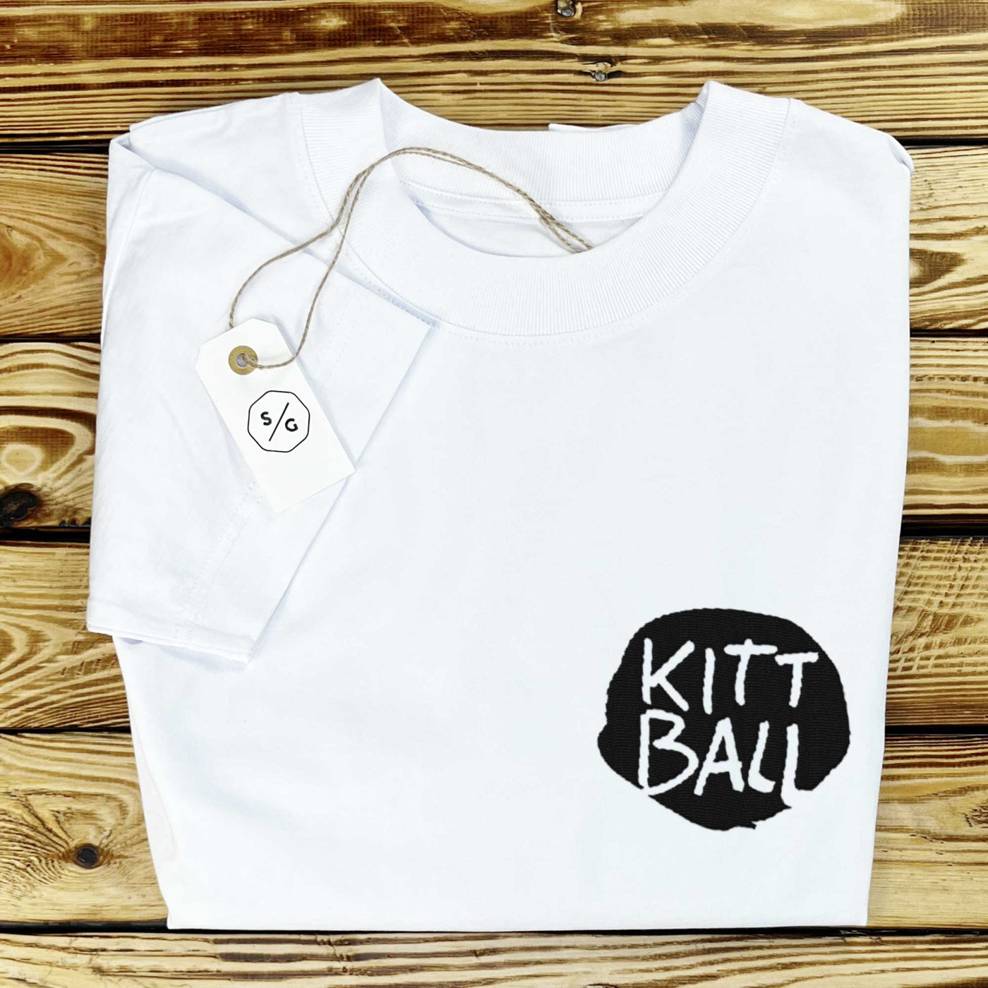 BESTICKTES SHIRT OVERSIZED • LOGO KITTBALL RECORDS