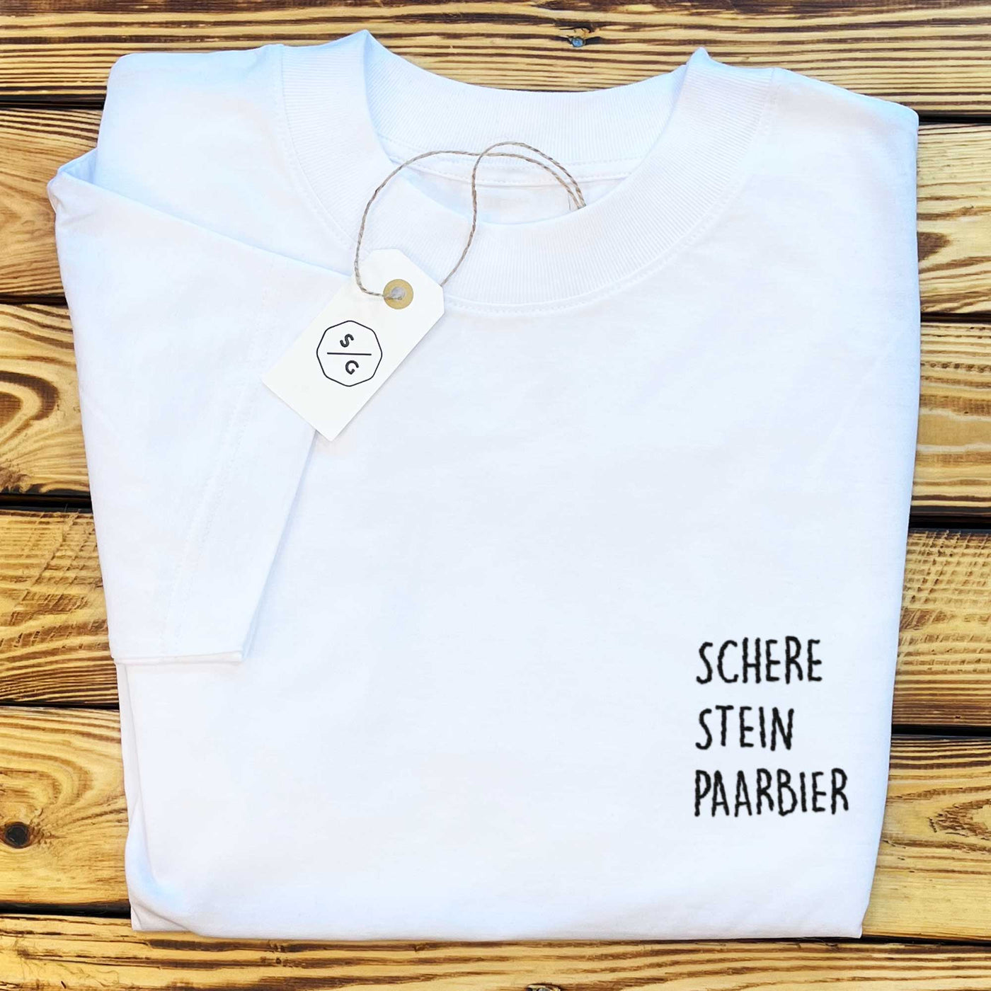 SHIRT OVERSIZED • SCISSORS STONE PAIR BEER