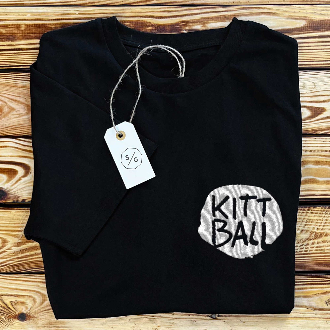 BESTICKTES SHIRT • LOGO KITTBALL RECORDS