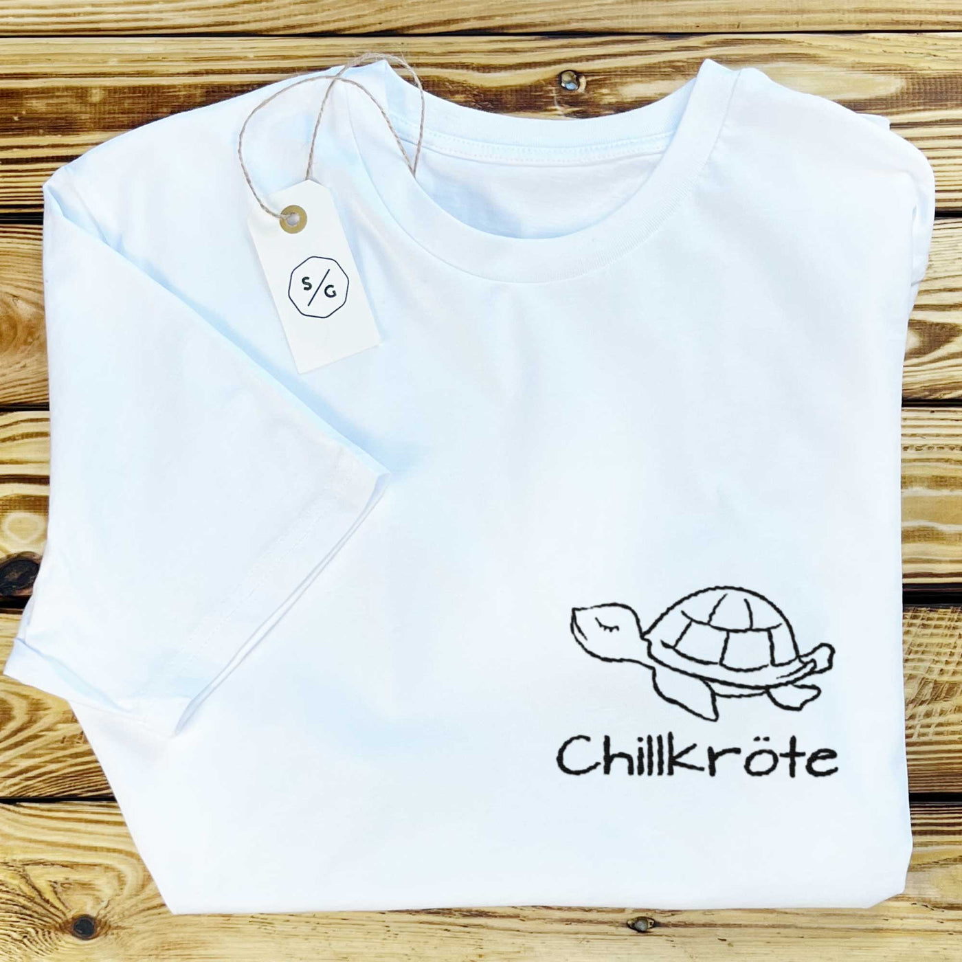 BESTICKTES SHIRT • CHILLKRÖTE