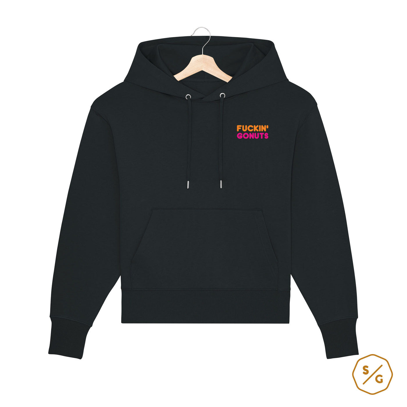 BESTICKTER HOODIE OVERSIZED • FUCKIN' GONUTS