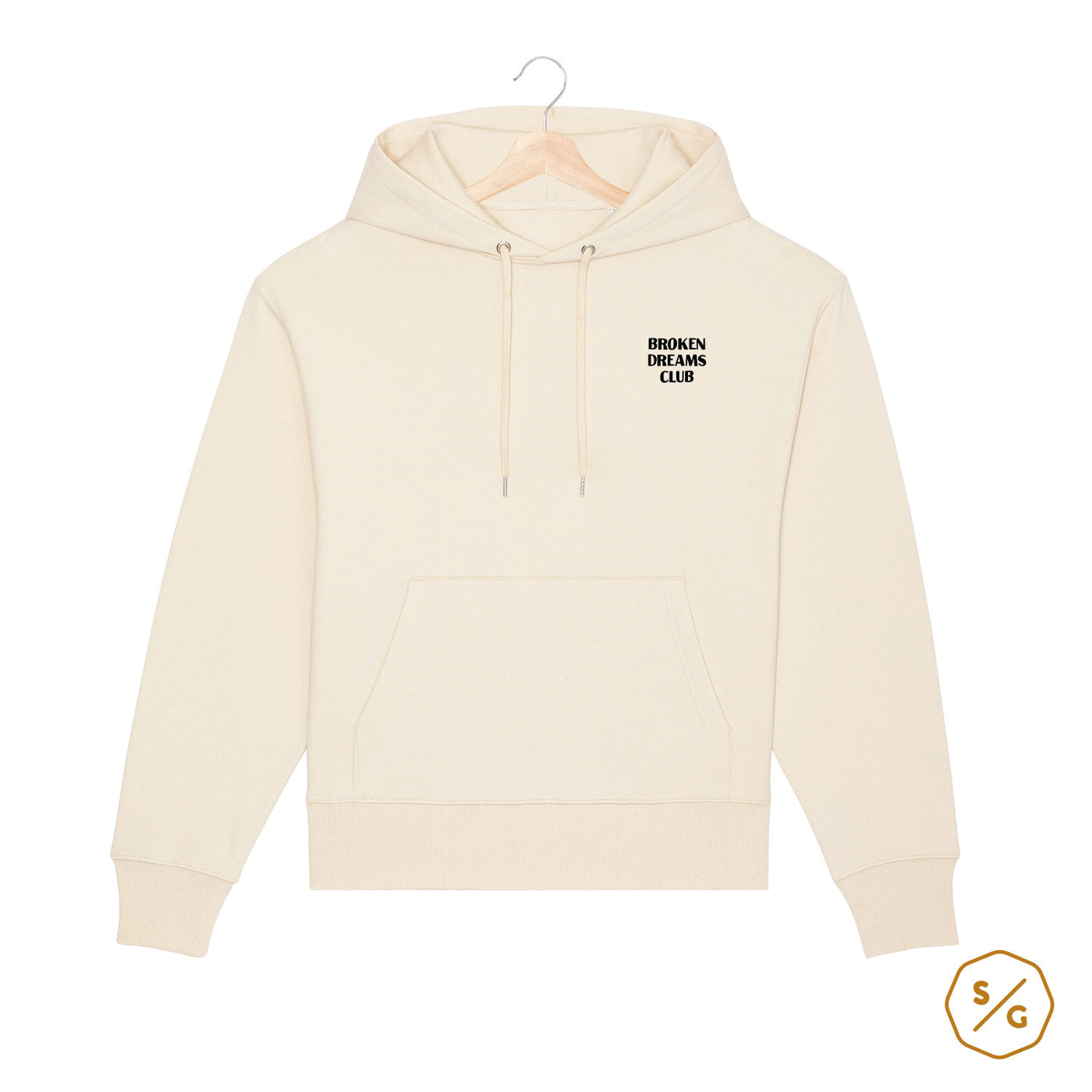 BESTICKTER HOODIE OVERSIZED • BROKEN DREAMS CLUB