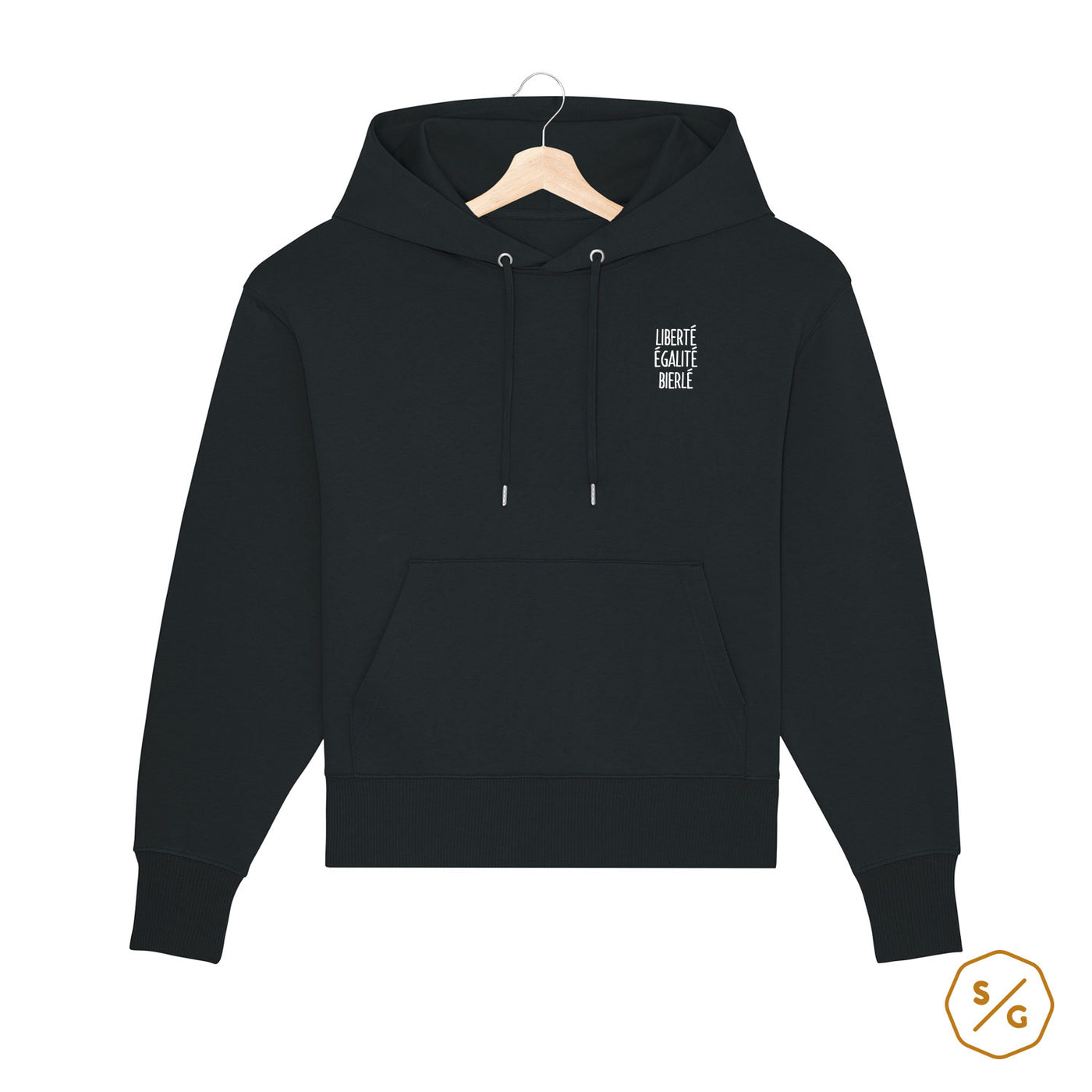 BESTICKTER HOODIE OVERSIZED • LIBERTÉ ÉGALITÉ BIERLÉ