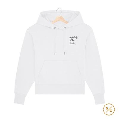 BESTICKTER HOODIE OVERSIZED • MENTALLY AT THE BEACH