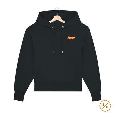 BESTICKTER HOODIE OVERSIZED • NETT